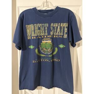 Vintage Wright State University Shirt Sz M Dayton Ohio College